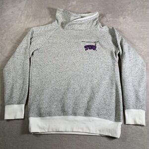 TCU Horned Frogs Sweater Womens Large NCAA Football Pullover Gameday Couture